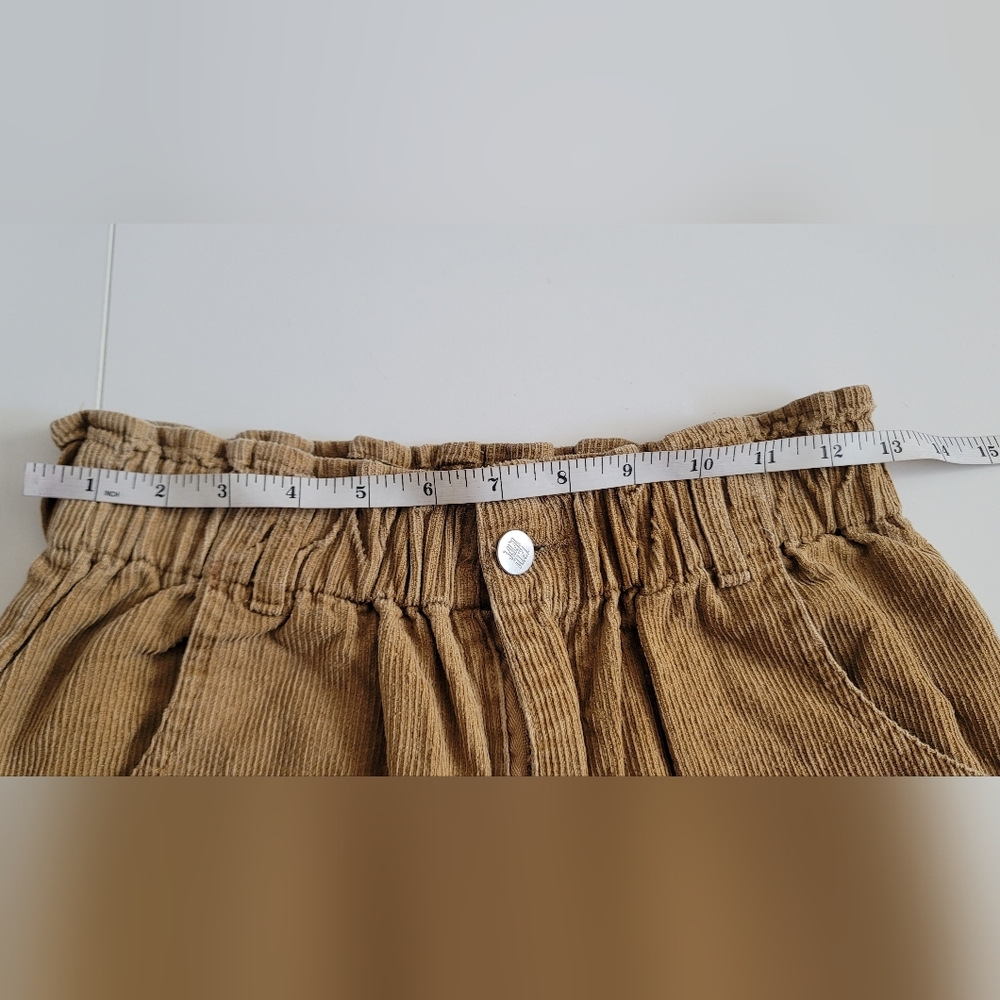 12th Tribe Sandstorm Camel High-Waisted Corduroy Pants - Picture 5 of 9